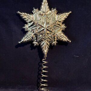 Vintage Gorham Snowflake Tree Topper